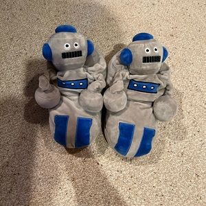Boys Old Navy Robot Slippers
